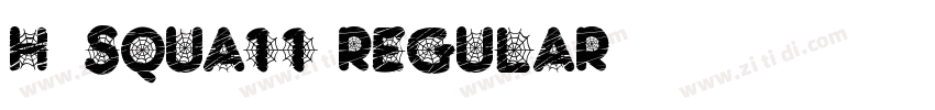 H_SQUA11 Regular字体转换
